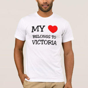 Camiseta Meu coração pertence a VICTORIA
