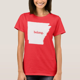 Camiseta Meu Coração Pertence Ao Arkansas