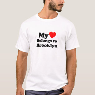 Camiseta Meu Coração Pertence ao Brooklyn