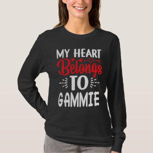 Camiseta Meu Coração Pertence Ao Dia de os namorados Gammie