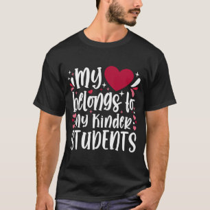 Camiseta Meu coração pertence ao jardim de infância dos meu