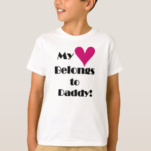 Camiseta Meu coração pertence ao pai