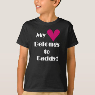 Camiseta Meu coração pertence ao pai