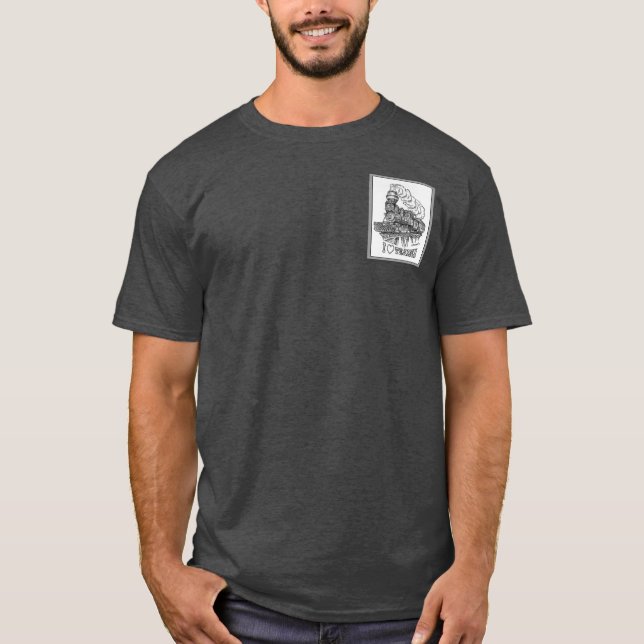 Camiseta Meu coração pertence ao t-shirt Railroading II (Frente)