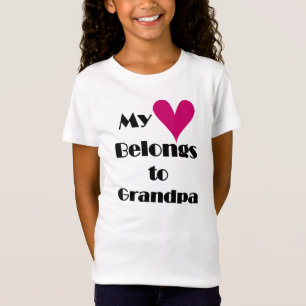 Camiseta Meu coração pertence ao vovô