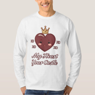 Camiseta Meu Coração, Seu Castelo