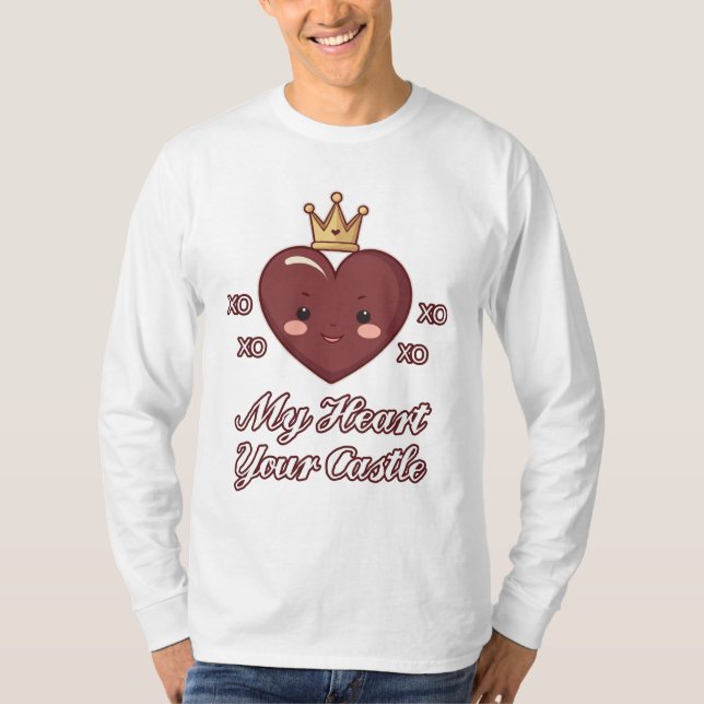 Camiseta Meu Coração, Seu Castelo (Frente)
