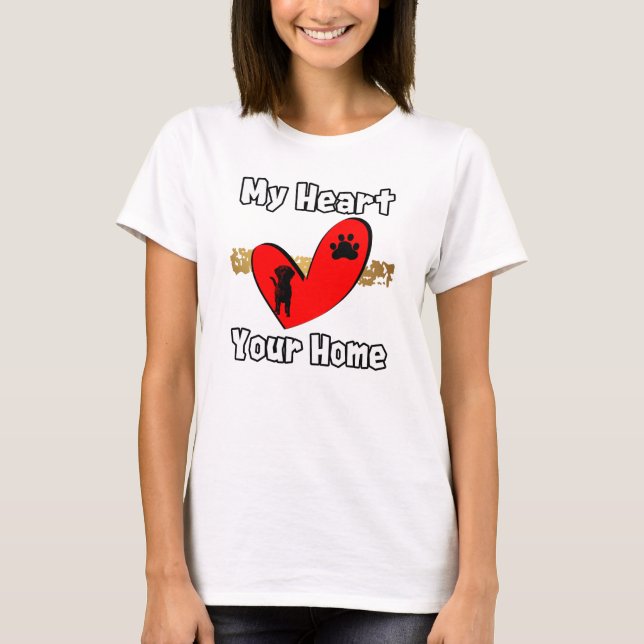 Camiseta Meu Coração, Seu Lar (Frente)