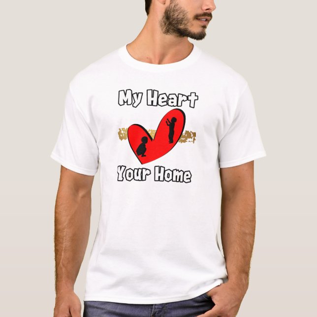 Camiseta Meu Coração, Seu Lar (Frente)