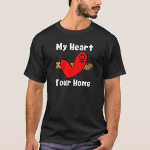 Camiseta Meu Coração, Seu Lar