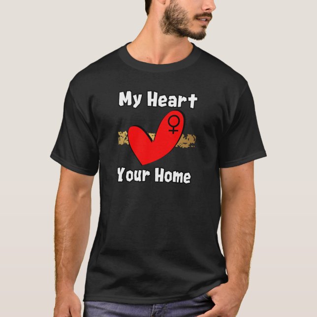 Camiseta Meu Coração, Seu Lar (Frente)