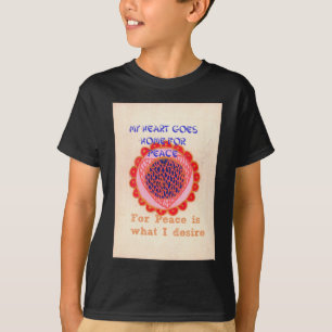 Camiseta Meu coração vai para casa para a paz.png
