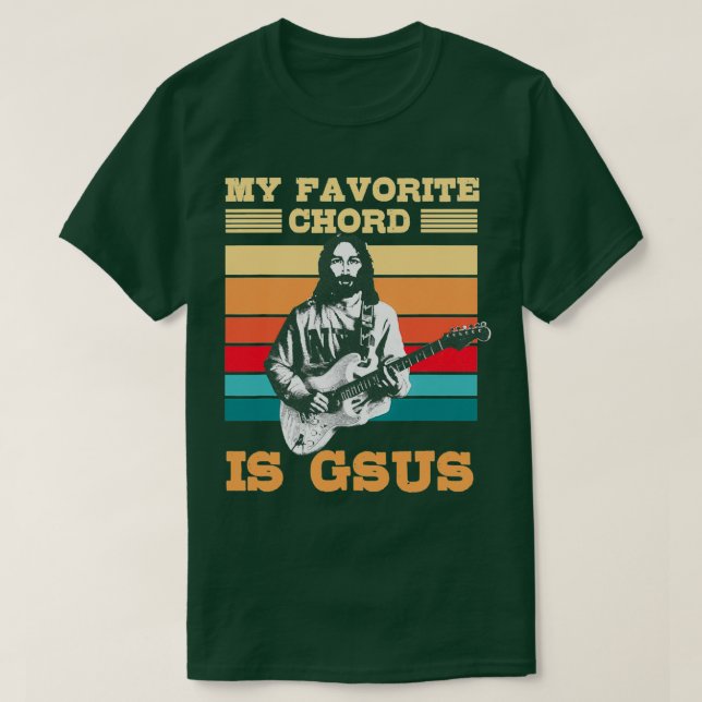 Camiseta Meu Cordão Favorito É Gsus Guitarista (Frente do Design)
