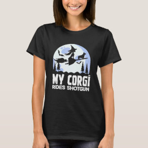 Camiseta Meu Corgi Anda de Passageiro Corgi Andando Com Bru