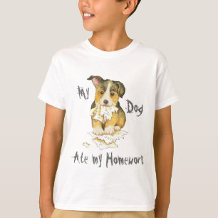 Camiseta Meu Corgi de Galês do Pembroke comeu meus