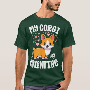 Camiseta Meu Corgi É Meu Cachorro Namorados Ao Lover Kawaii