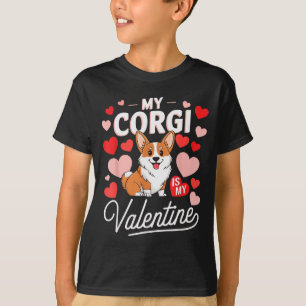 Camiseta Meu Corgi É Meu Namorado Fofo Divertido Amante de