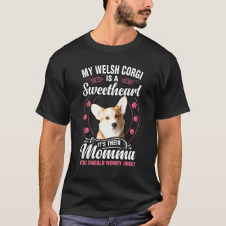 Camiseta Meu Corgi Galês É Um Cachorro Adorável Homens Mulh