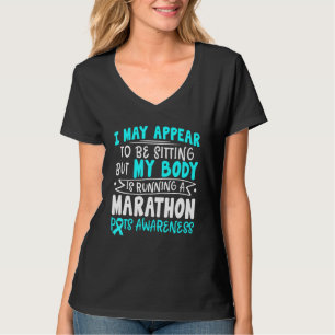 Camiseta Meu Corpo Correndo Uma Maratona Pote A Consciência