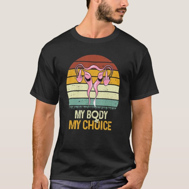 Camiseta Meu Corpo Minha Escolha Pró Escolha Feminista 2 (Frente)