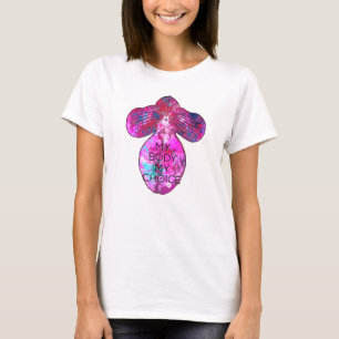 Camiseta Meu Corpo Minha Orquídea Escolha
