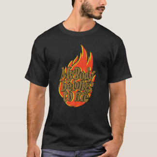 Camiseta meu corpo pertence a mim citação
