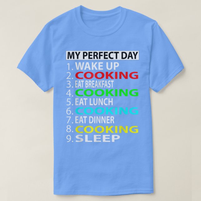 Camiseta Meu Cozinhar perfeito (Frente do Design)