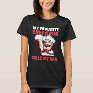 Camiseta Meu cozinheiro de chef favorito me chama de cozinh