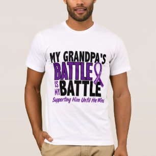 Camiseta Meu da batalha câncer de pâncreas do vovô