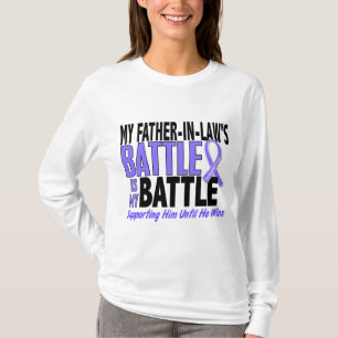 Camiseta Meu da batalha cancer esofágico do sogro demasiad