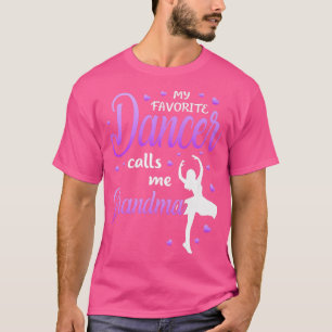 Camiseta Meu Dançarino Favorito Me Chama Avó Dança Vovó 