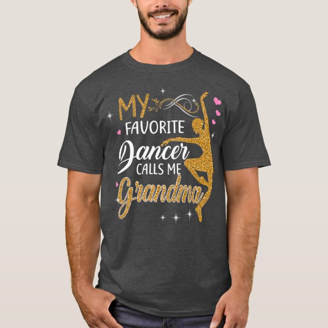 Camiseta Meu Dançarino Favorito Me Chama De Dança Da Avó (Frente)
