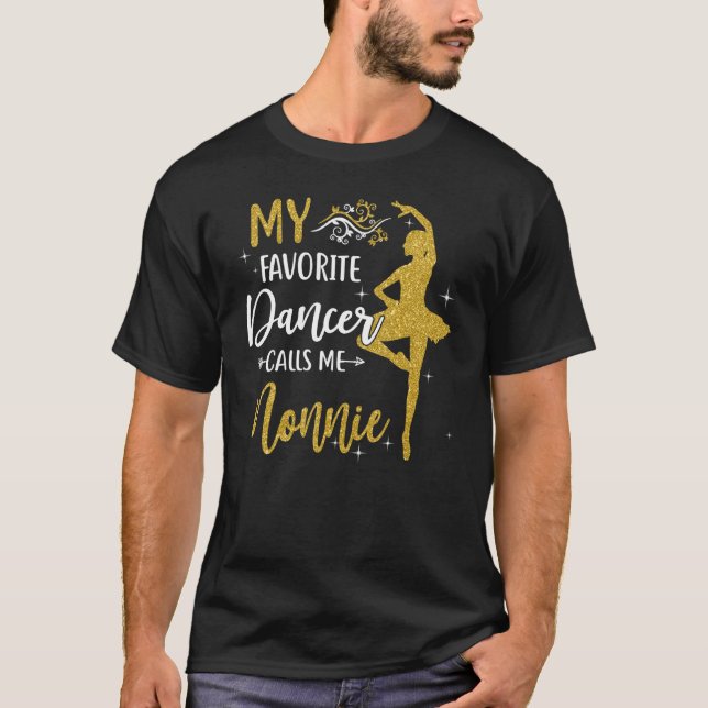 Camiseta Meu Dançarino Favorito Me Chama De Mulher De Dança (Frente)