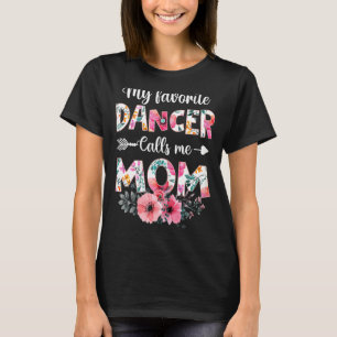 Camiseta Meu Dançarino Favorito Me Chama Mãe Dançando Mãe M