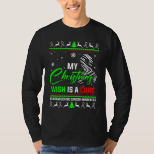 Camiseta Meu Desejo De Natal É Um Cancer Neuroendócrino Pur
