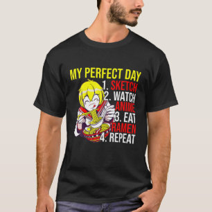 Camiseta Meu Desenho Perfeito Assista Anime Comer Ramen Rep