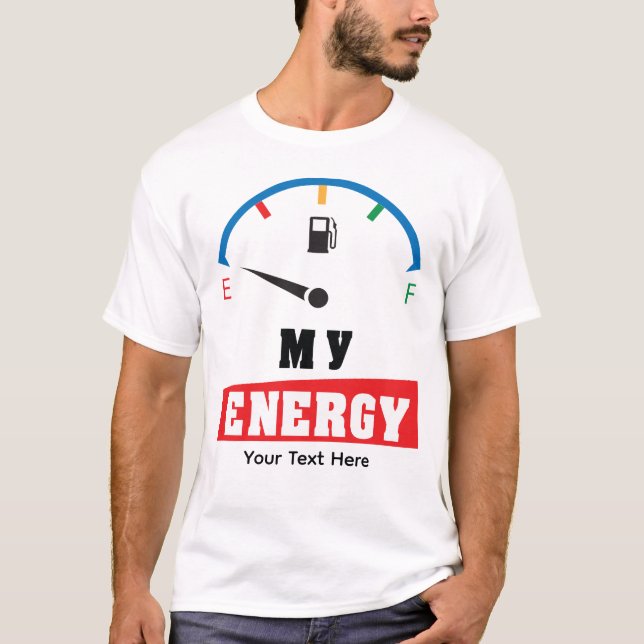 Camiseta Meu Design de Citação de Poder Motivacional de Ene (Frente)