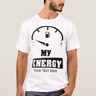 Camiseta Meu Design de Citação de Poder Motivacional de Ene
