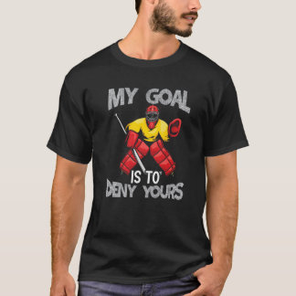 Camiseta Meu Detentor do Objetivo Dizendo Hockey De Campo E