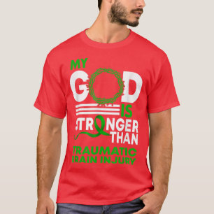 Camiseta Meu Deus É Mais Forte Do Que Um Traumático Ferimen