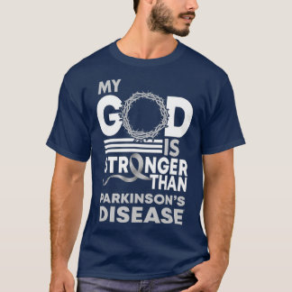 Camiseta Meu Deus É Mais Forte Que A Doença De Parkinson