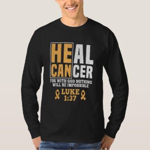 Camiseta Meu Deus É Mais Forte Que O Sobrevivente De Leucem