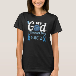 Camiseta Meu Deus é Mais Forte que o Suporte de Insulina pa