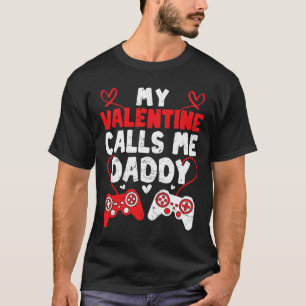 Camiseta Meu Dia dos Namorados Me Chama de Papai Gamer Pai