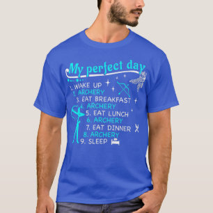 Camiseta Meu Dia Perfeito, Engraçada Garota de Arqueação