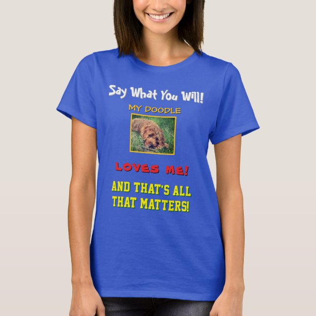 Camiseta Meu Doodle Me Ama (Frente)