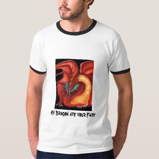 Camiseta Meu dragão comeu sua fada (Frente)
