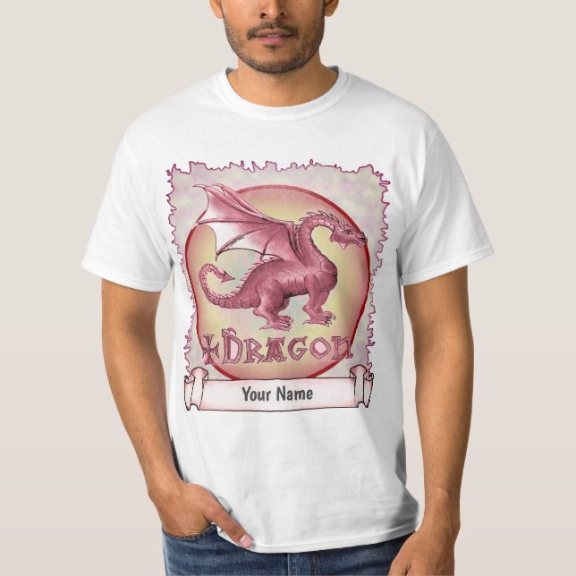 Camiseta Meu Dragão Vermelho (Frente)
