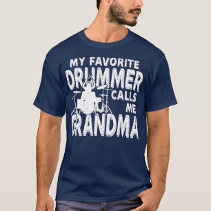 Camiseta Meu Drummer Favorito Me Chama De Tambor Engraçado
