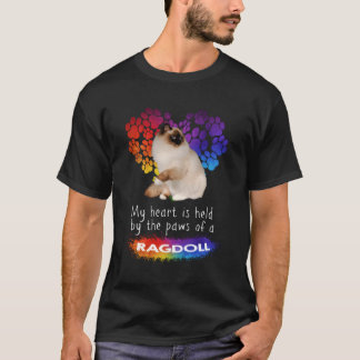 Camiseta Meu Ele Está Preso Pelas Patas De Um Gato De Ragdo
